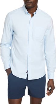 Faherty Cotton Blend Oxford Button-Down Shirt