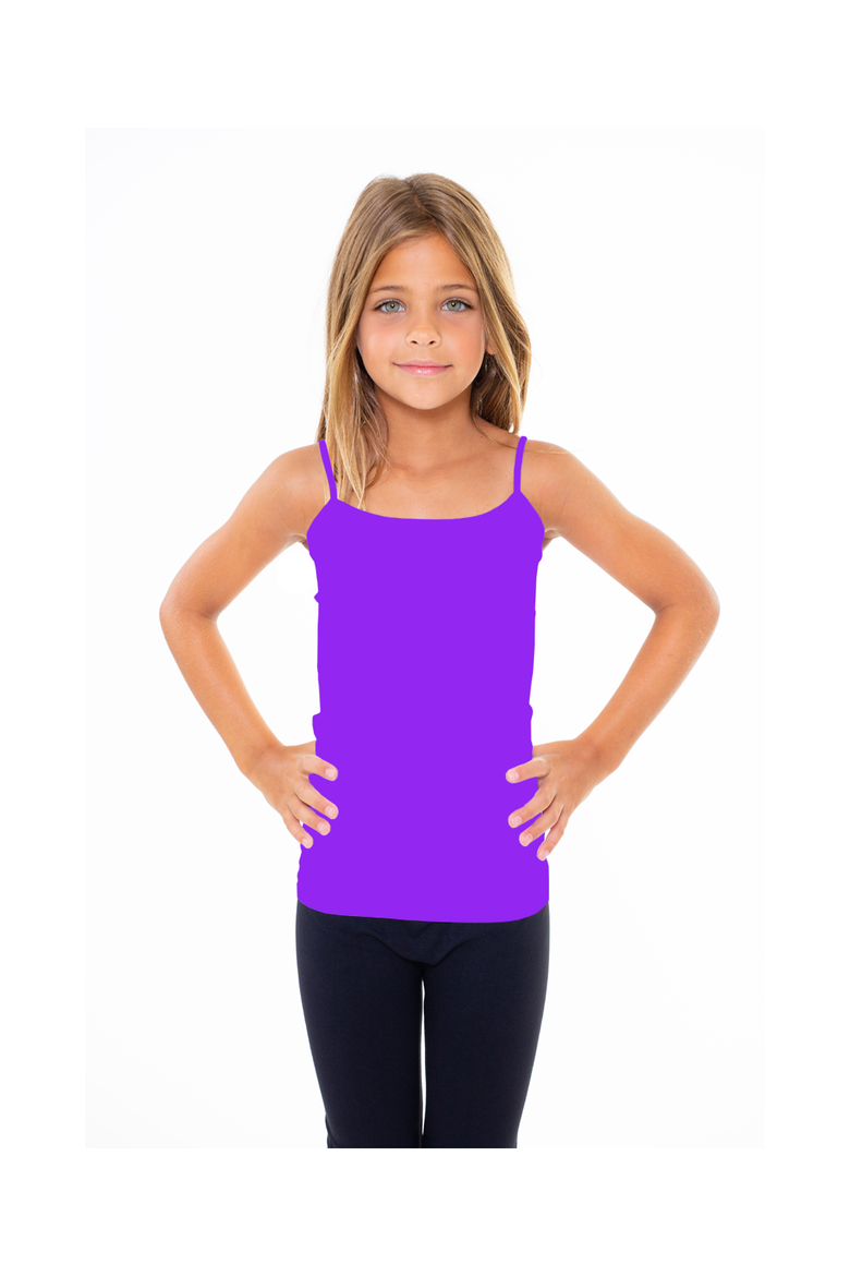 Solid cami - Big Kid, Alternate, color, Neon Purple
