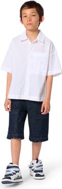 Lanvin Kids Oversized Cotton Shirt