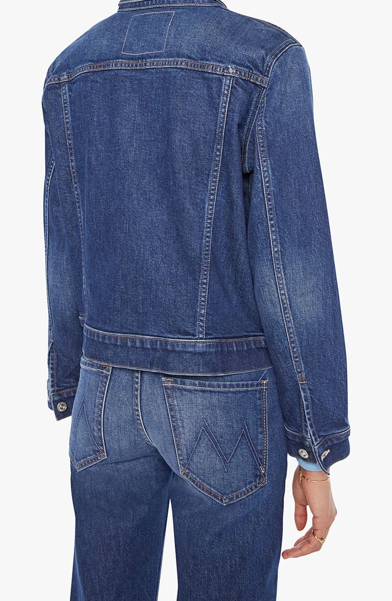 MOTHER The Bruiser Denim Trucker Jacket, Alternate, color, Perfectly Imperfect