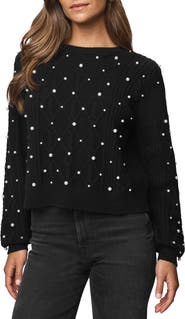 Splendid Demi Pearly Bead Sweater