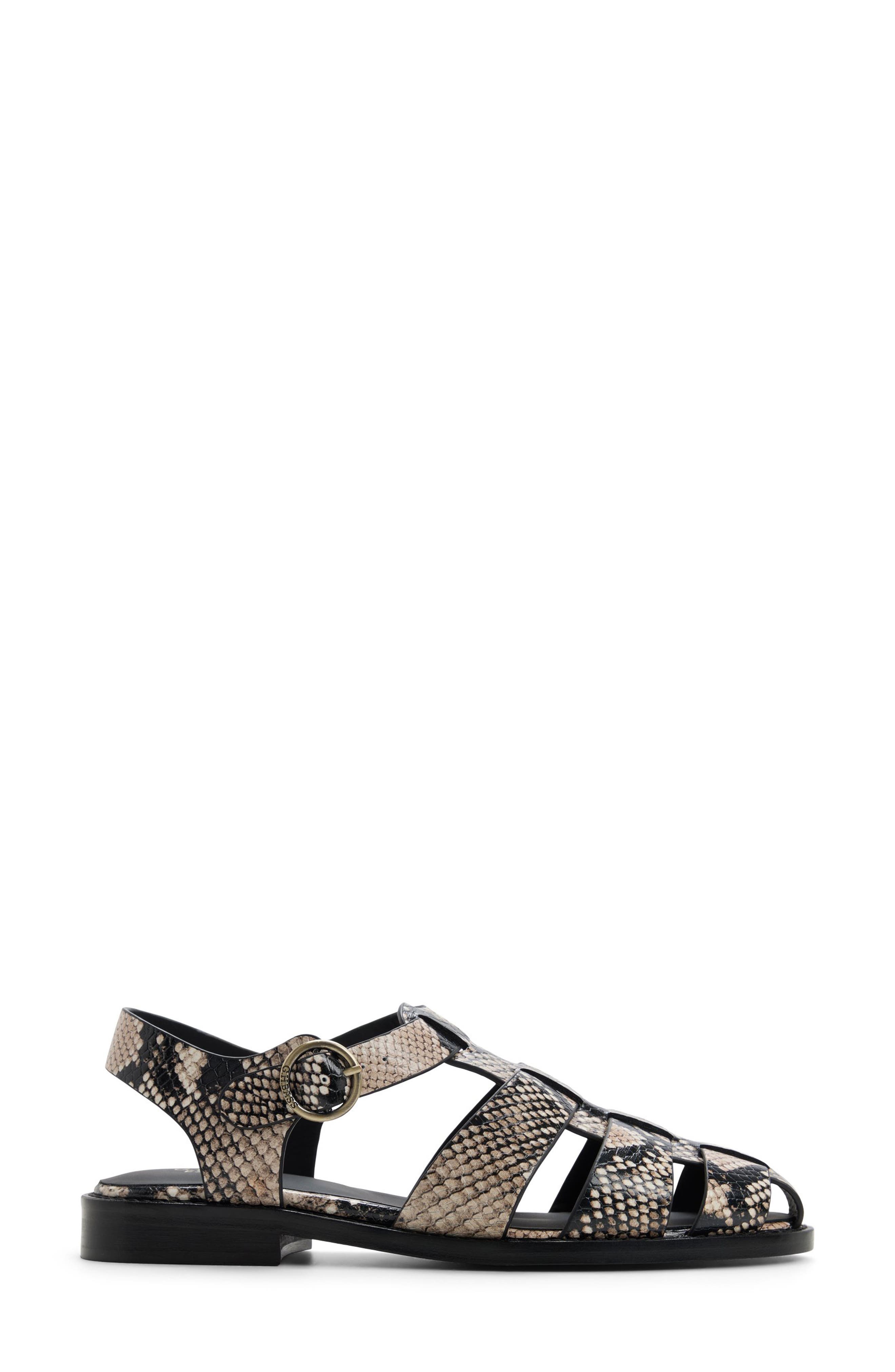 Fisherman Sandal, Alternate, color, BLACK/ NATURAL