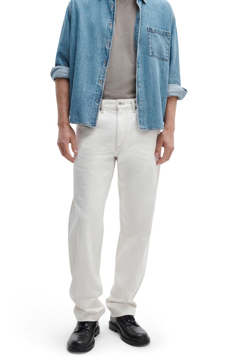 Fit 4 Selvedge Straight Leg Jeans, Alternate, color, SILAS