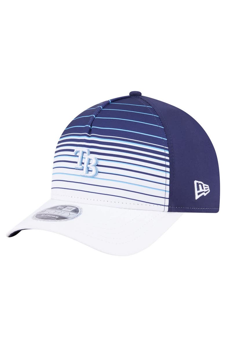 New Era Men's New Era Navy Tampa Bay Rays Gradient 9FORTY M-Crown Adjustable Hat, Main, color, Navy