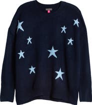 Vince Camuto Star Crewneck Sweater