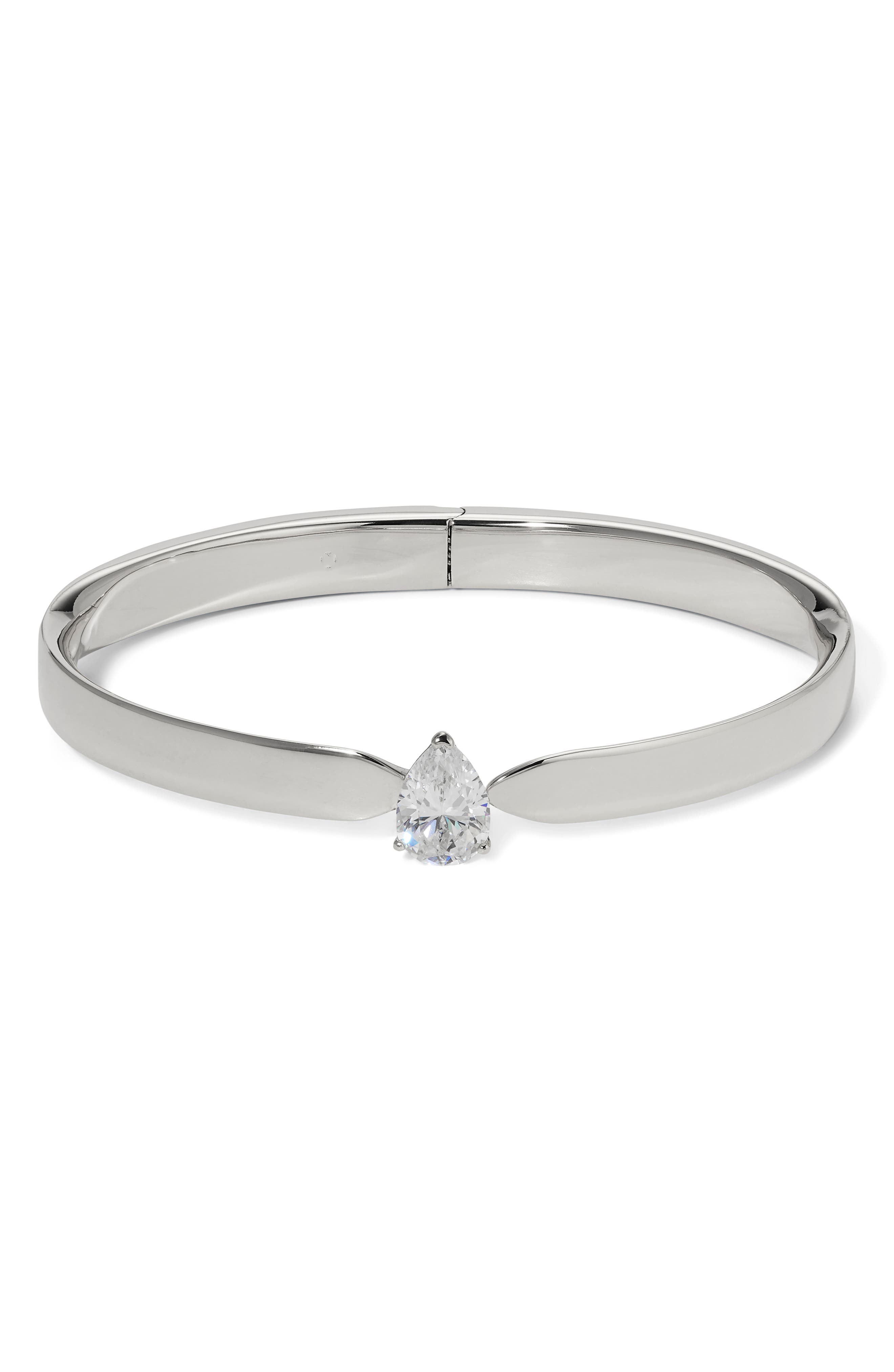 Nadri Farrah Cubic Zirconia Hinge Bracelet