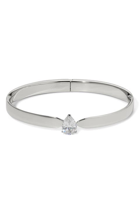 Farrah Cubic Zirconia Hinge Bracelet