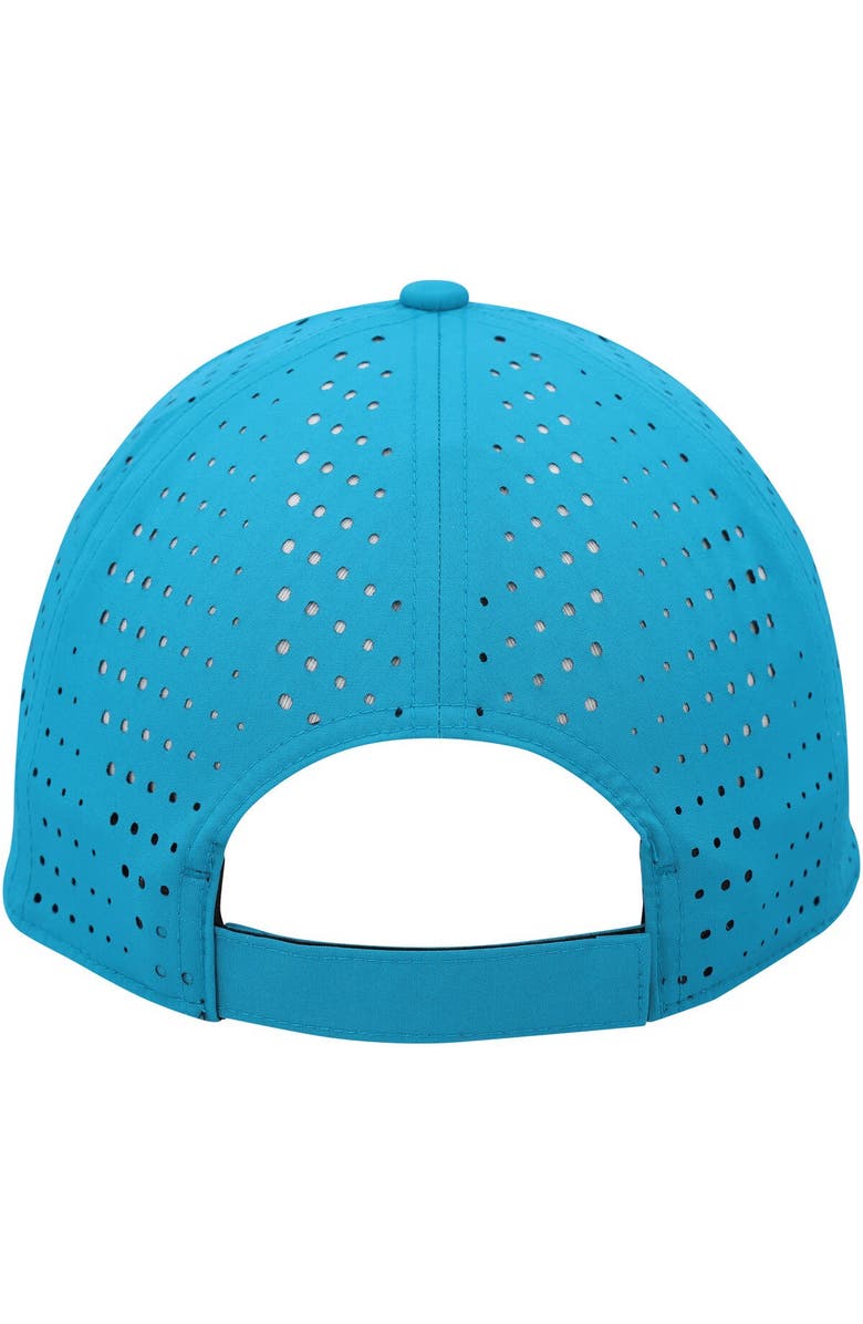 adidas Men's adidas Teal San Jose Sharks Laser Perforated AEROREADY Adjustable Hat, Alternate, color,