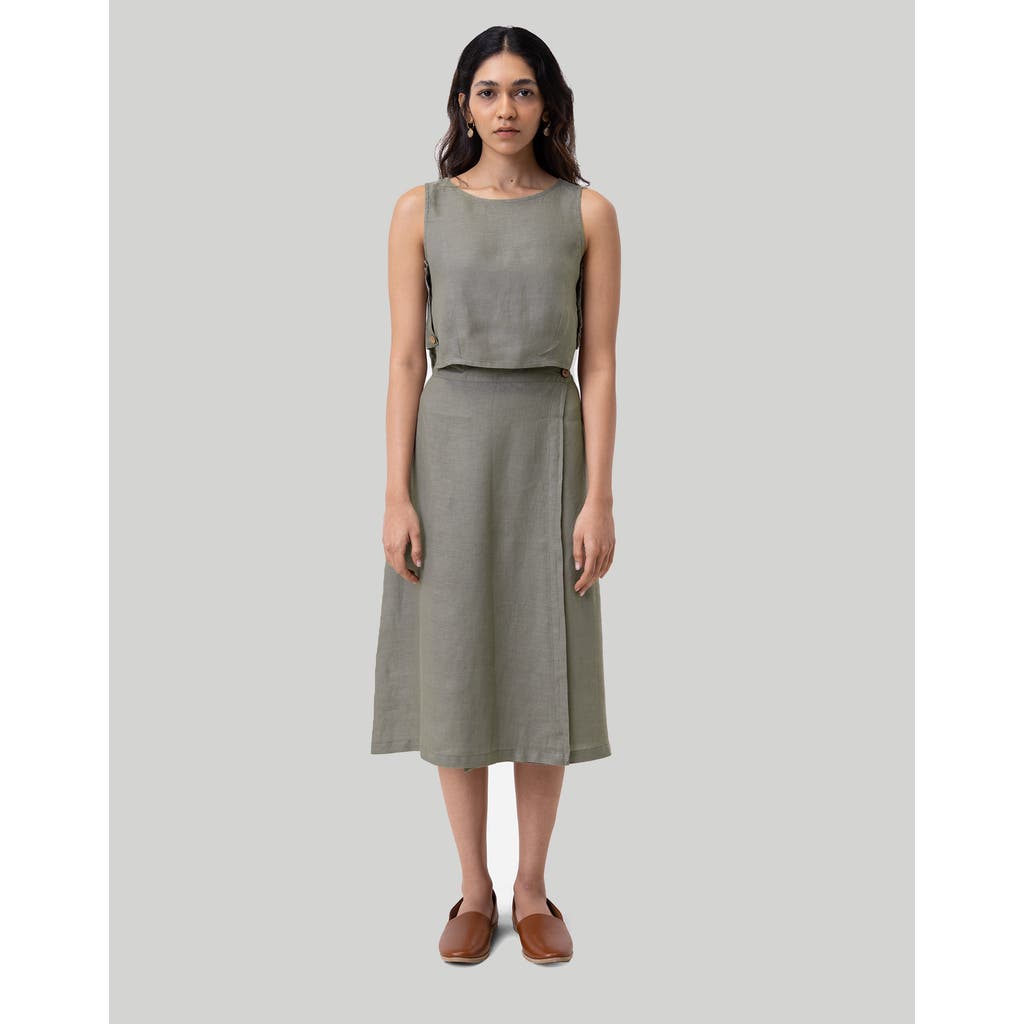 Reistor Breezy Hemp Summer Set In Dark Green In Hemp Dark Green