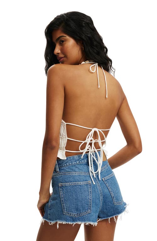 Cotton On Multi Frill Detail Halter Top