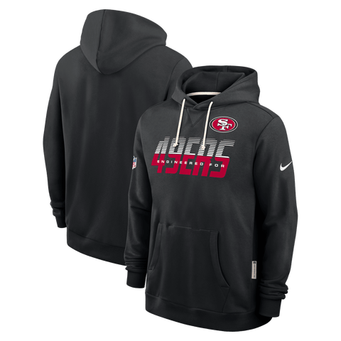 Men's Nike Black San Francisco 49ers Sideline Standard Issue Dri-FIT Hoodie