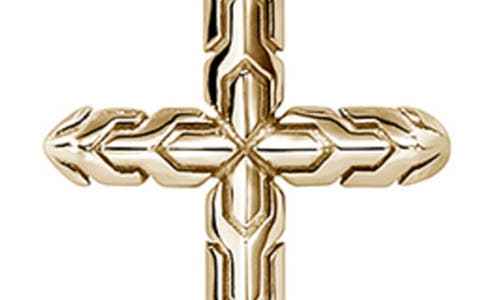 John Hardy Jh Essential Cross Pendant Necklace In Gold