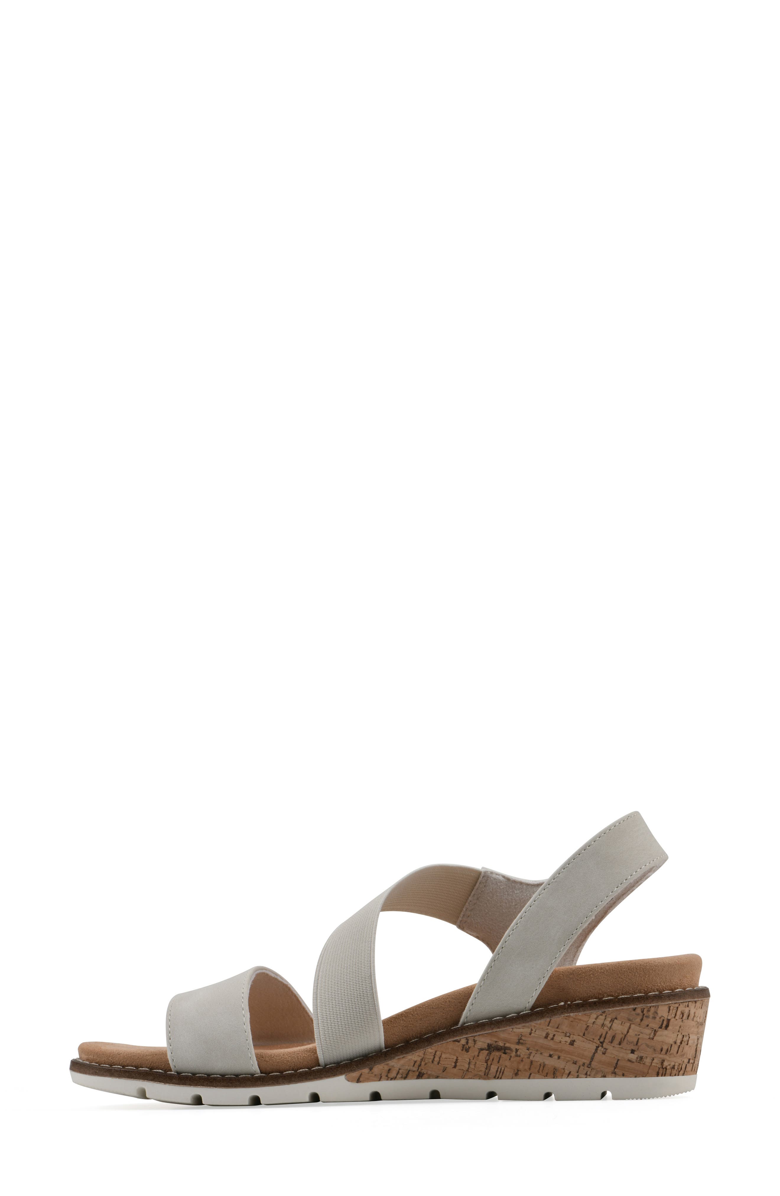 CLIFFS BY WHITE MOUNTAIN Tinnley Wedge Sandal, Alternate, color, Ice Nubuck