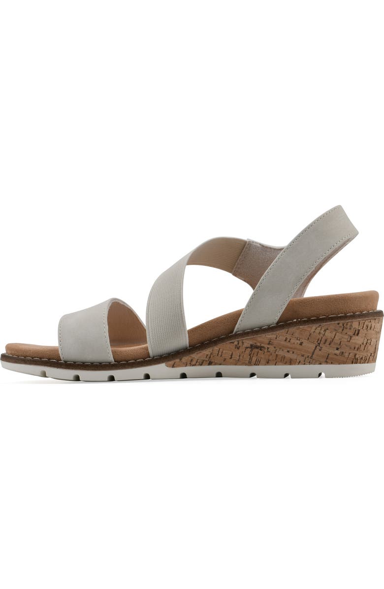 CLIFFS BY WHITE MOUNTAIN Tinnley Wedge Sandal, Alternate, color, Ice Nubuck