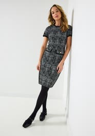 Joe Browns Stretch Tweed Shift Dress
