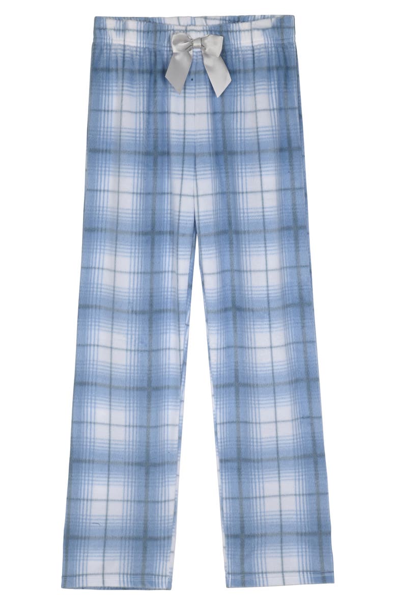 SLEEP ON IT Kids' Long Sleeve Thermal & Plaid Pajama Pants Set, Alternate, color, Gray