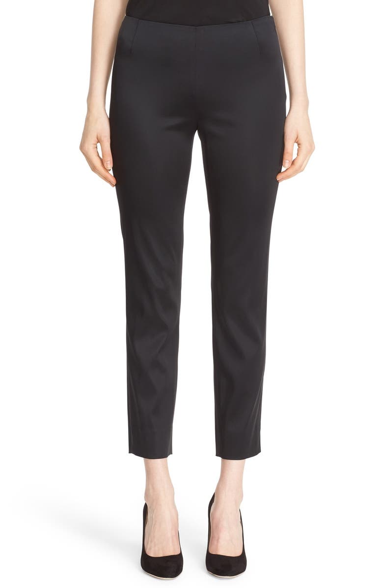 Lafayette 148 New York 'Stanton - Belle Satin' Pants, Main, color, 