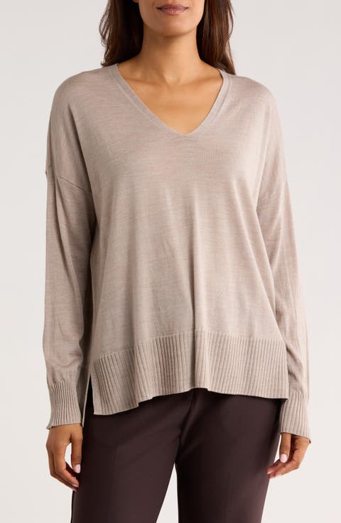 V-Neck Wool Sweater