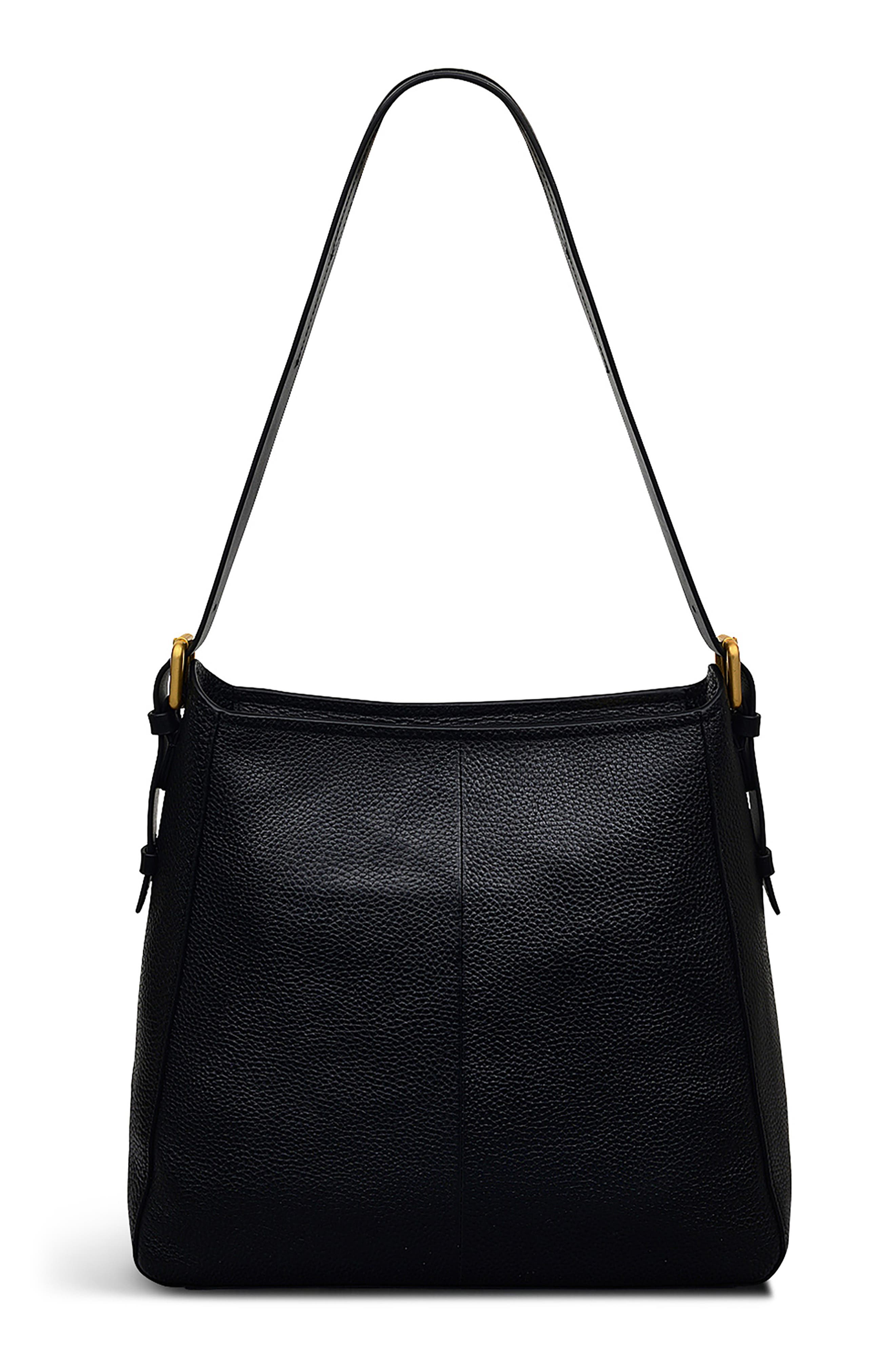 Radley Brook Avenue Medium Zip Top Shoulder Bag, Alternate, color, Black