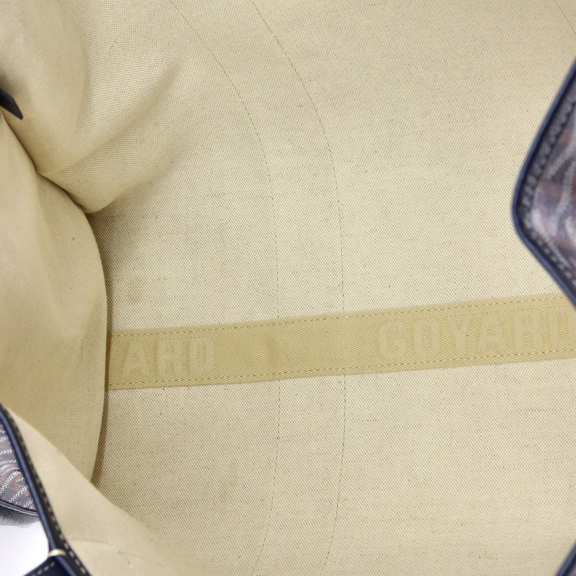 Pre-Owned Goyard Villette Tote Printed Coated Canvas MM, Alternate, color, Blue