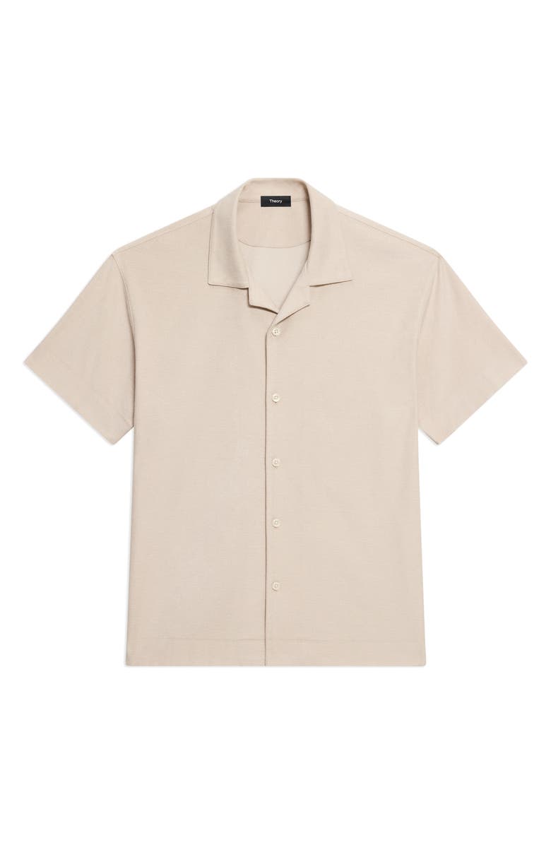 Theory Terry Cloth Camp Shirt, Alternate, color,
