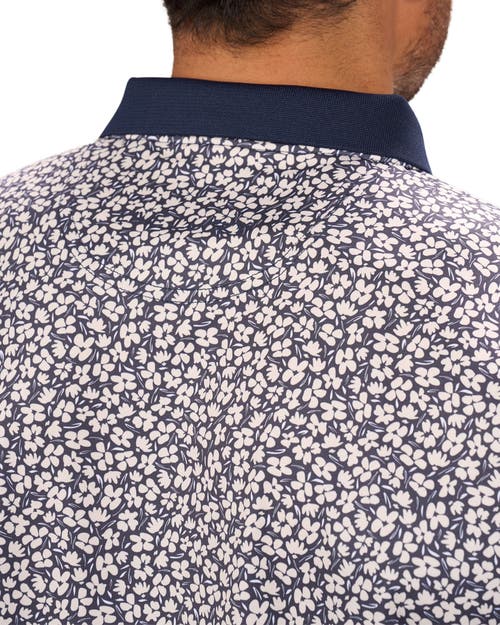 Black Clover Lucky Bloom Polo In Blue