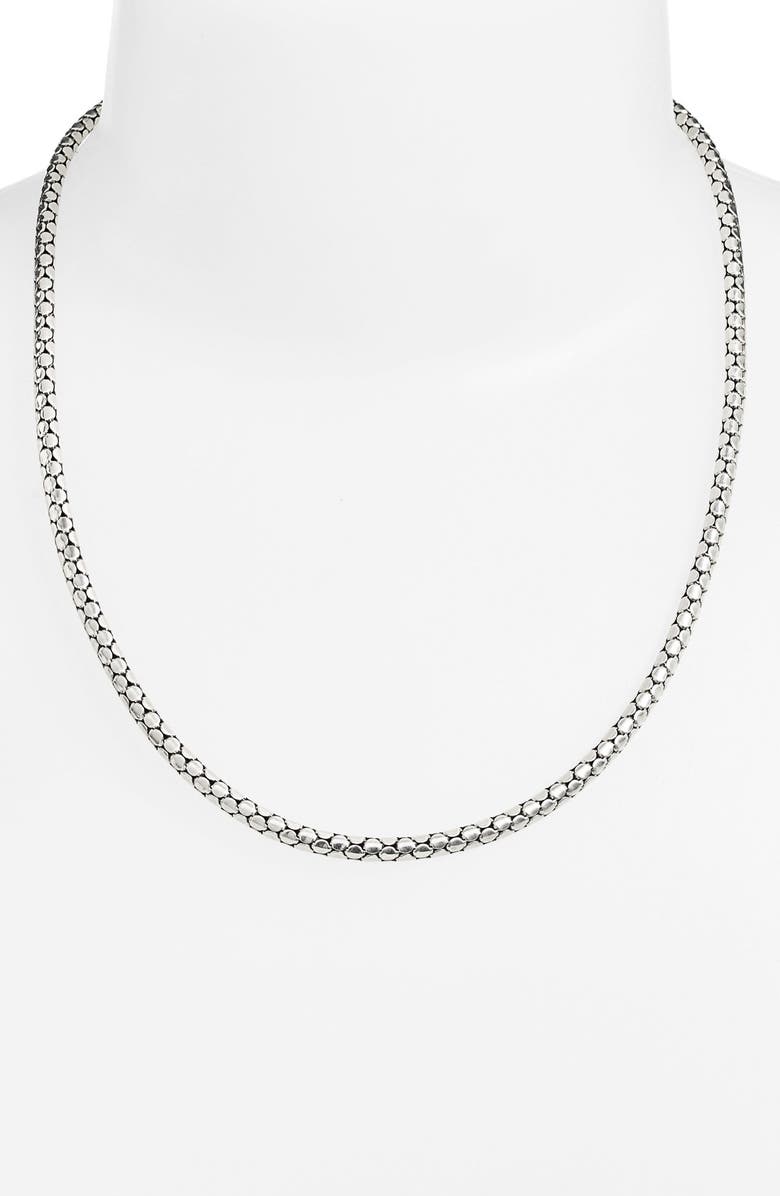 John Hardy Dot Chain Necklace, Alternate, color, Silver