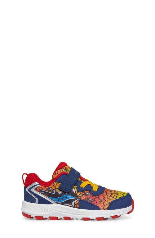 Saucony Kids' Flash A/c 3.0 Sneaker In Black/red/yellow