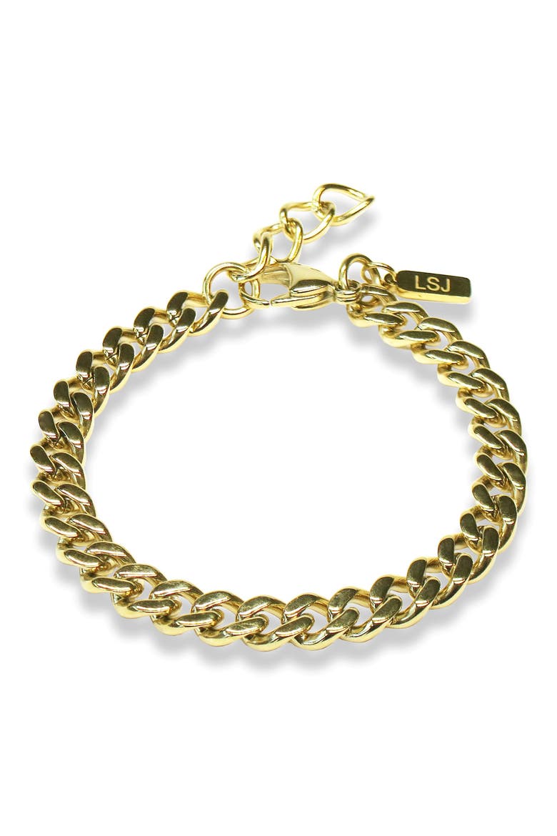 Miami Chain Bracelet, Main, color, GOLD