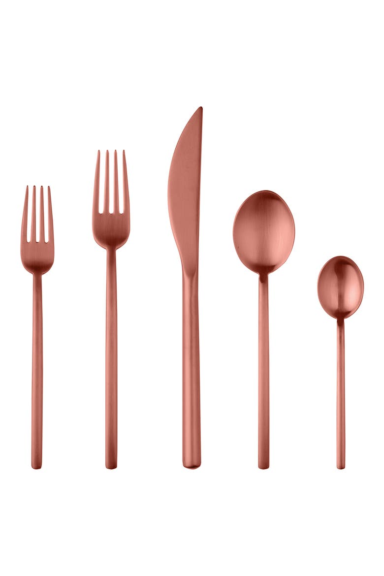 Linea Ice 5-Piece Place Setting, Main, color, ROSE GOLD