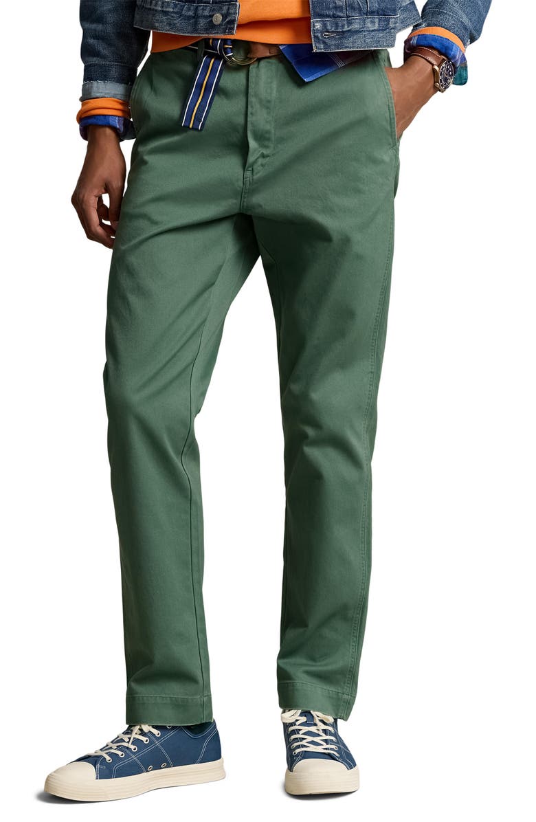 Polo Ralph Lauren Salinger Twill Straight Leg Pants, Main, color, 