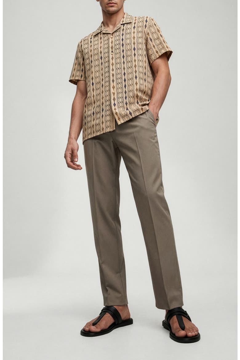 Rider Printed Camp Shirt, Alternate, color, NATURAL