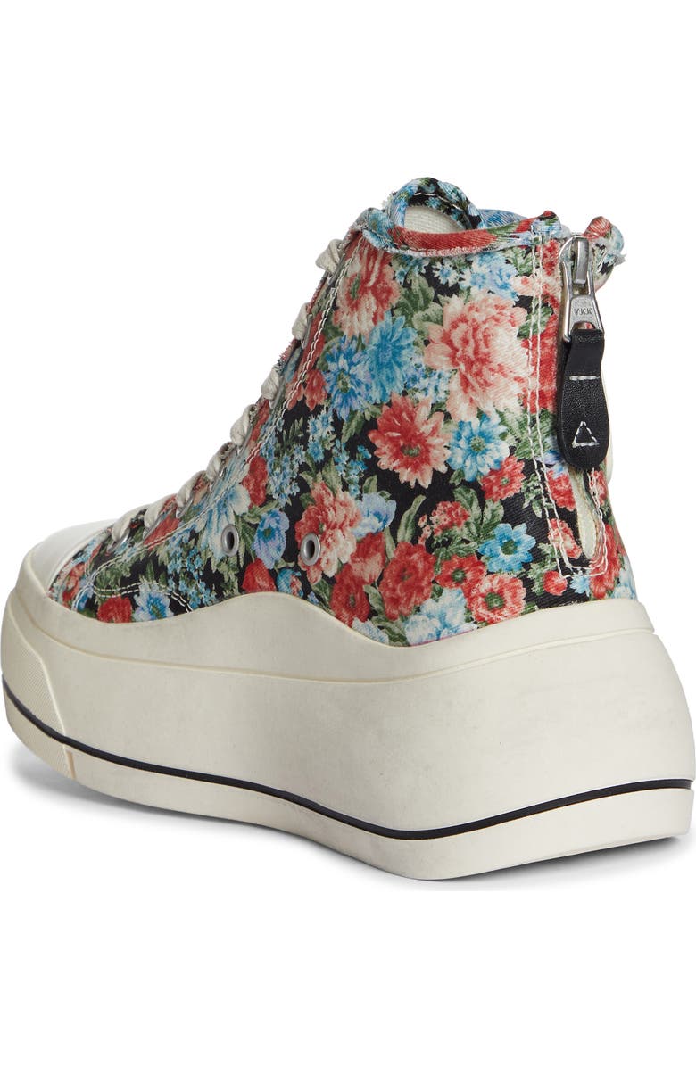 R13 Distressed Platform High Top Sneaker, Alternate, color,