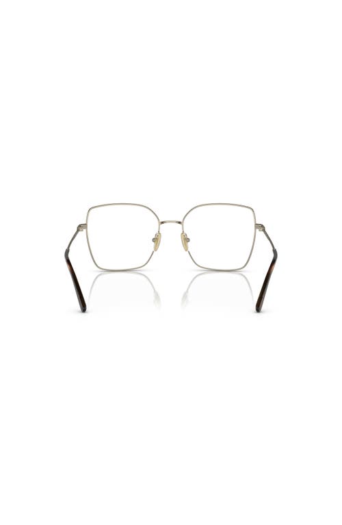 Vogue Eyewear 51mm Irregular Optical Glasses In Brown
