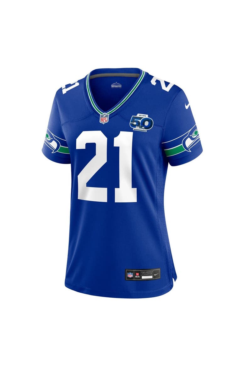 Women's Nike Devon Witherspoon Royal Seattle Seahawks Alternate 2 50th Season Game Jersey, Alternate, color, Royal