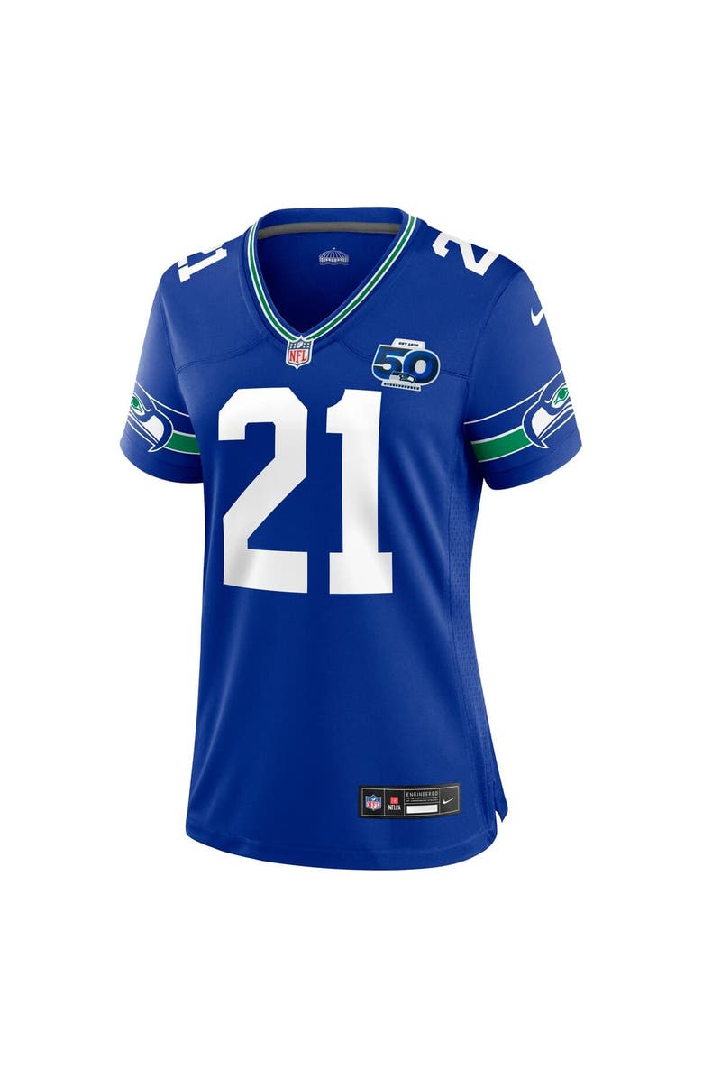 Nike Women's Nike Devon Witherspoon Royal Seattle Seahawks Alternate 2 50th Season Game Jersey, Alternate, color, Royal