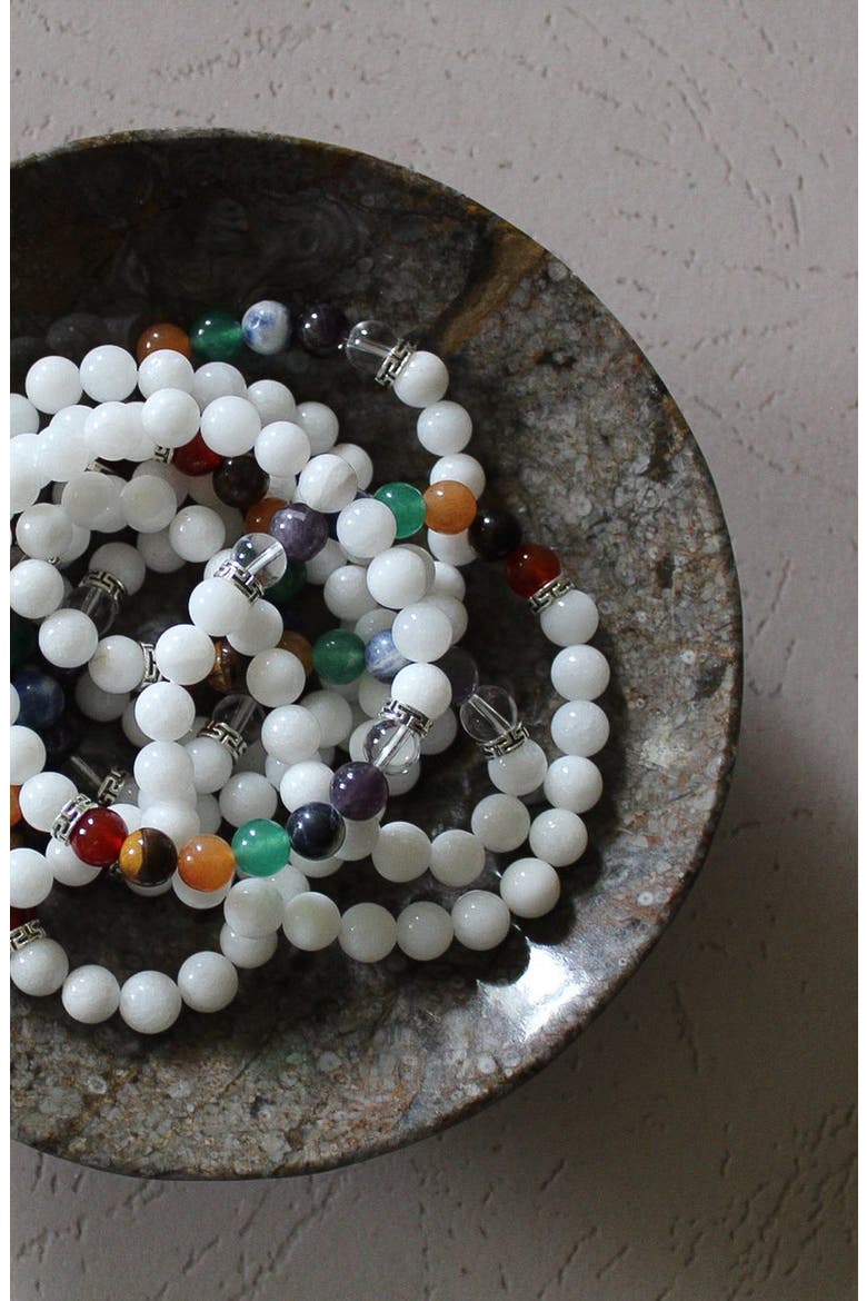 7 Chakra Crystal Healing Bracelet, Alternate, color, Multicolored