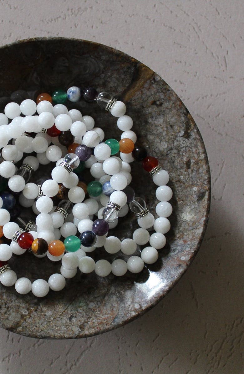 Humanist Beauty 7 Chakra Crystal Healing Bracelet, Alternate, color, Multicolored