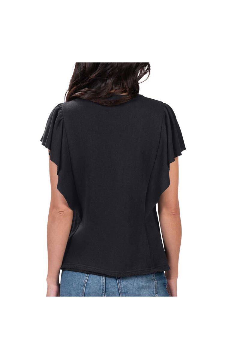 G-III 4HER BY CARL BANKS Women's G-III 4Her by Carl Banks Black Colorado Rockies Crowd Wave T-Shirt, Alternate, color, Black