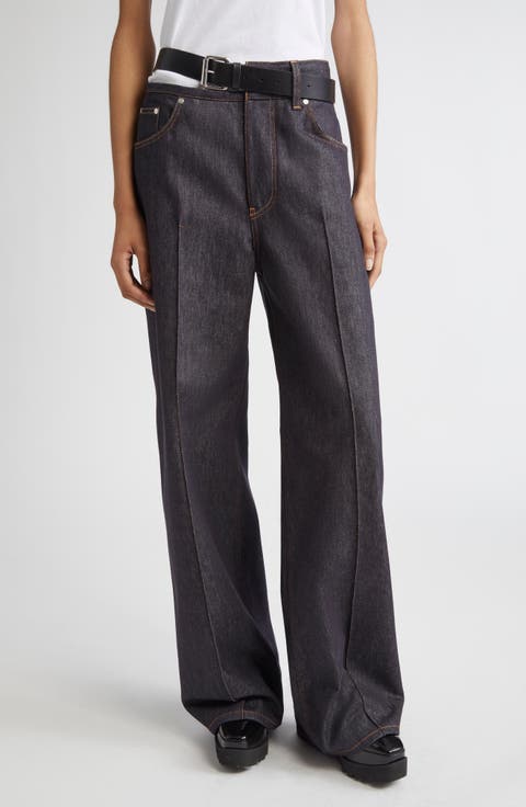 デニム・ジーパン Stella Mccartney Black And Grey Denim Jeans Women's Stella McCartney Jeans & Denim | Nordstrom