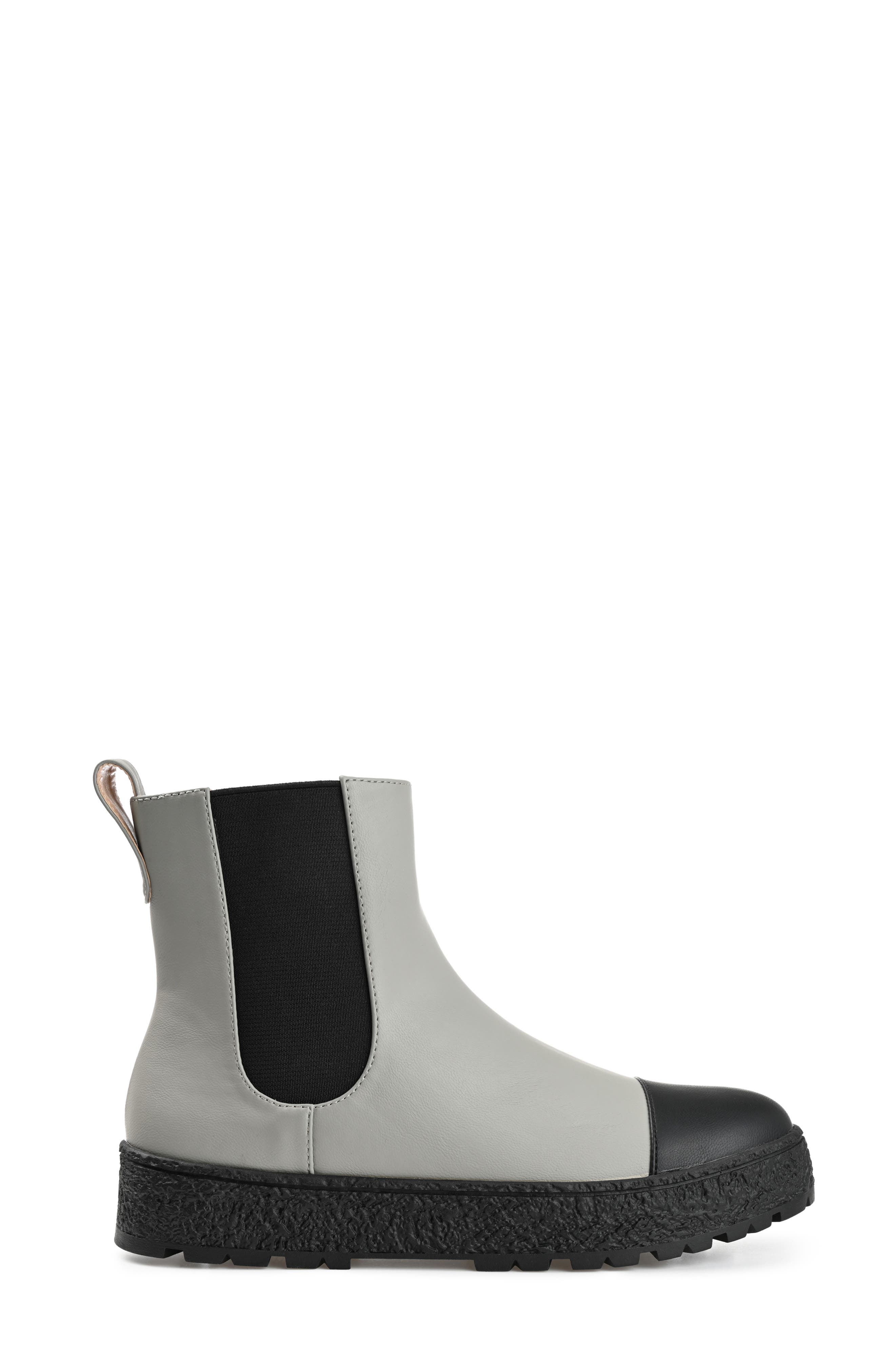 Journee Collection Jenie Chelsea Boot, Alternate, color, Grey