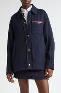 Thom Browne Tweed Shirt Jacket