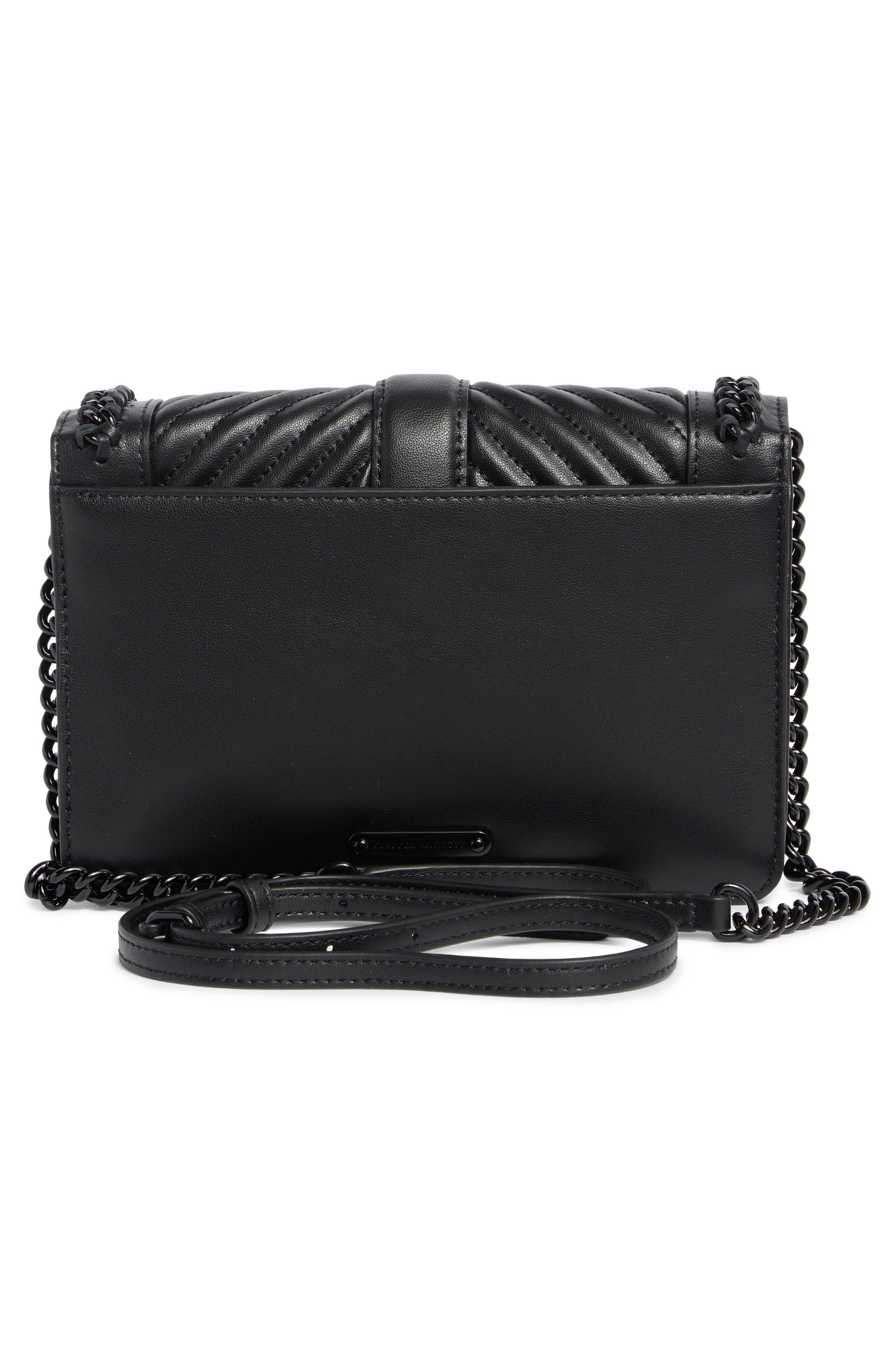 Rebecca Minkoff Chevron Quilt Small Love Crossbody Bag, Alternate, color, 