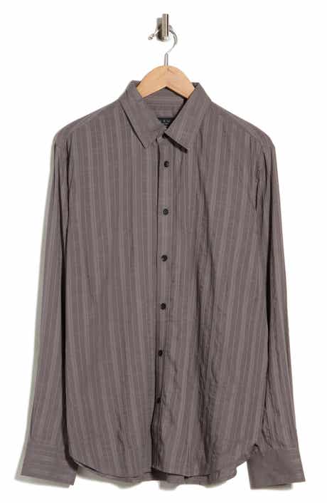 Giffin Plaid Long Sleeve Button-Up Shirt
