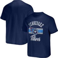 NFL X DARIUS RUCKER Men's NFL x Darius Rucker Collection by Fanatics Navy Tennessee Titans Stripe T-Shirt