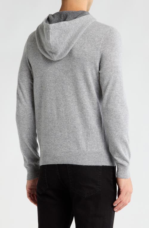 Amicale Relaxed Cashmere Hooded Sweater In Multi