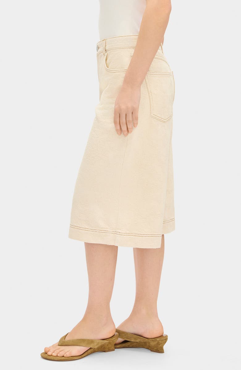 ALIGNE Victoria Denim Shorts, Alternate, color, Ecru