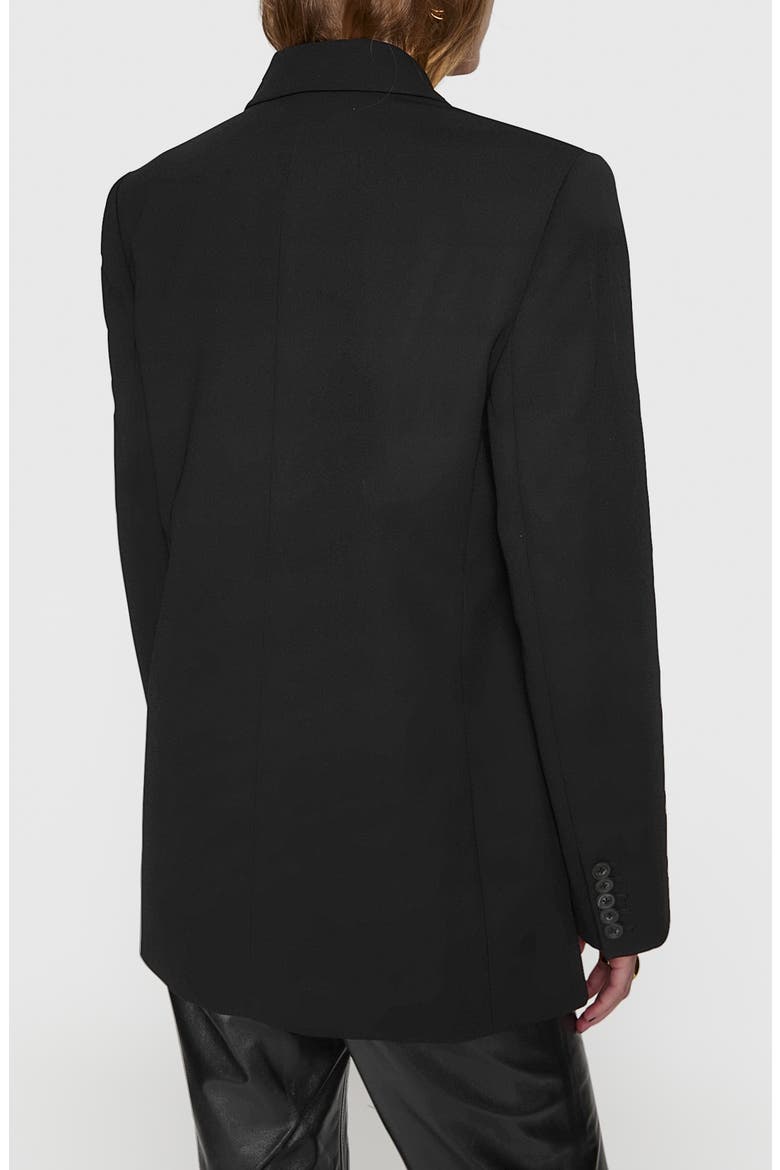 Nilli Oversize Double Breasted Blazer, Alternate, color, TRUE BLACK