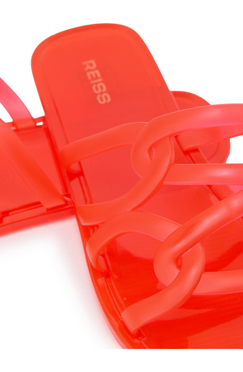 Reiss Juliette Jelly Slide Sandal, Alternate, color, Pink