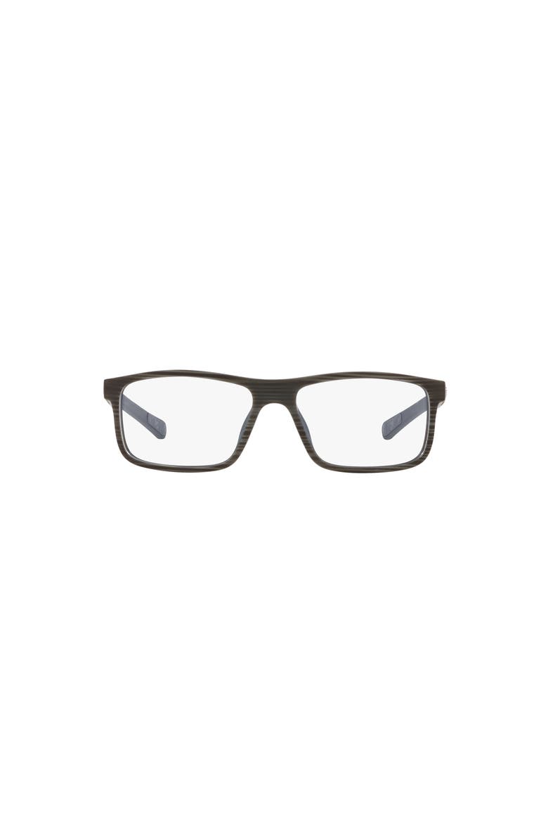 55mm Rectangle optical glasses, Alternate, color, Silver